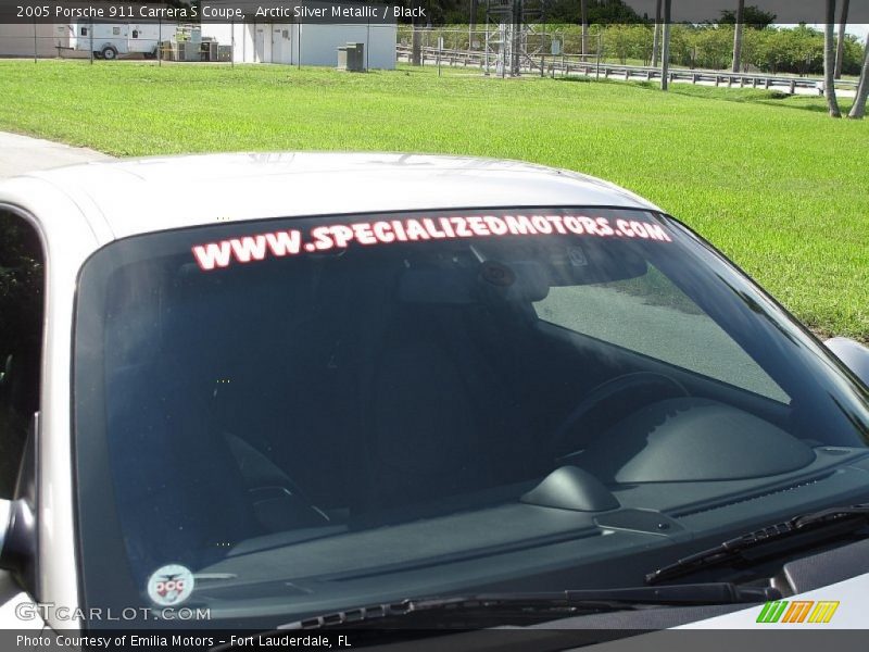 Arctic Silver Metallic / Black 2005 Porsche 911 Carrera S Coupe