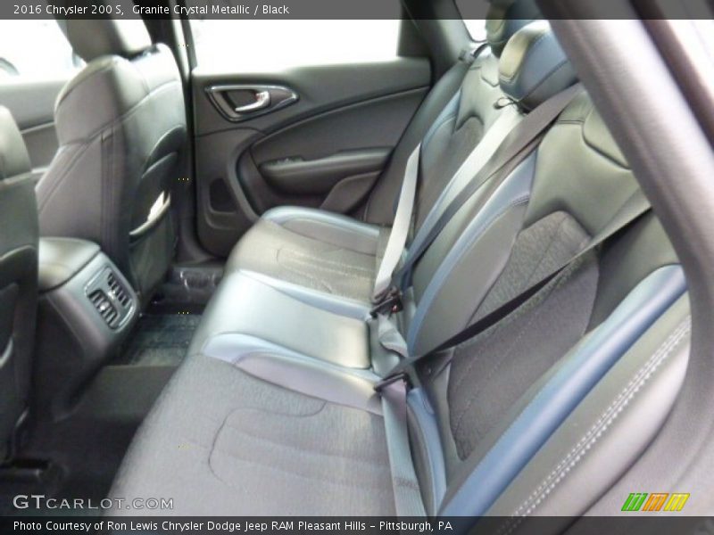 Rear Seat of 2016 200 S