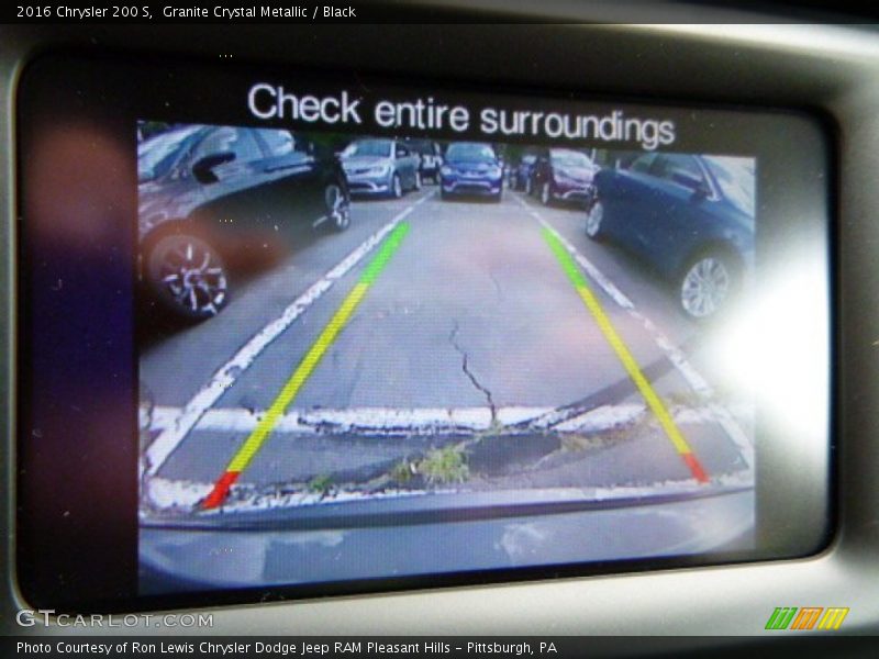 Granite Crystal Metallic / Black 2016 Chrysler 200 S