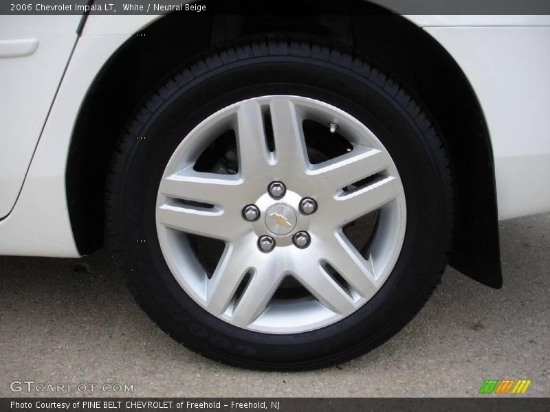 White / Neutral Beige 2006 Chevrolet Impala LT