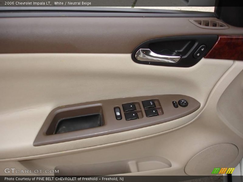 White / Neutral Beige 2006 Chevrolet Impala LT