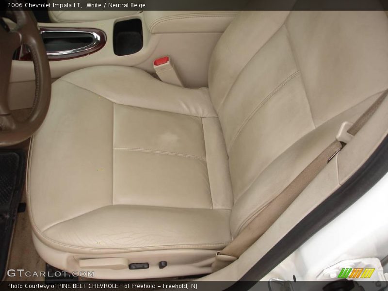White / Neutral Beige 2006 Chevrolet Impala LT