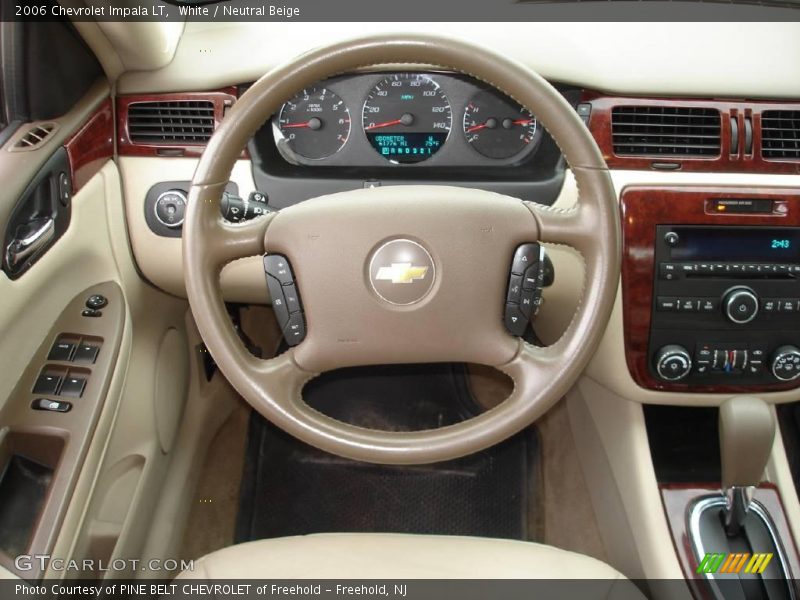 White / Neutral Beige 2006 Chevrolet Impala LT
