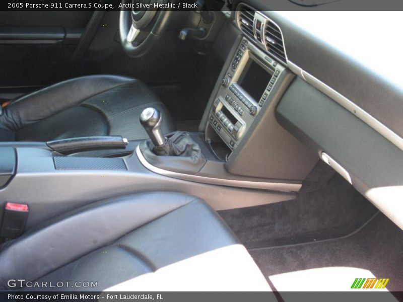 Arctic Silver Metallic / Black 2005 Porsche 911 Carrera S Coupe