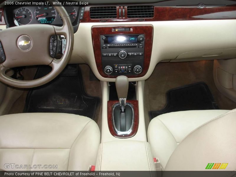 White / Neutral Beige 2006 Chevrolet Impala LT