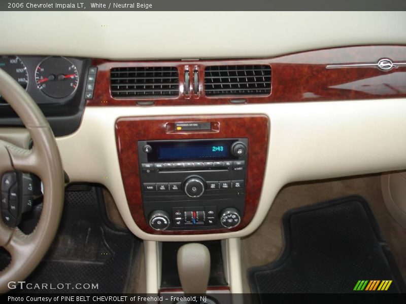 White / Neutral Beige 2006 Chevrolet Impala LT