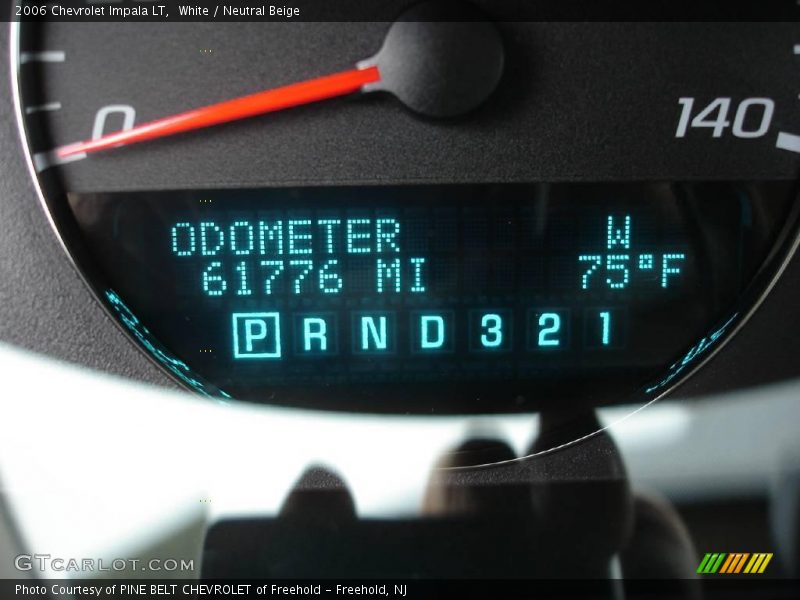 White / Neutral Beige 2006 Chevrolet Impala LT