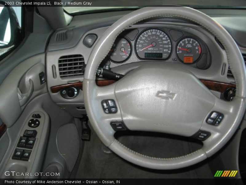 Black / Medium Gray 2003 Chevrolet Impala LS