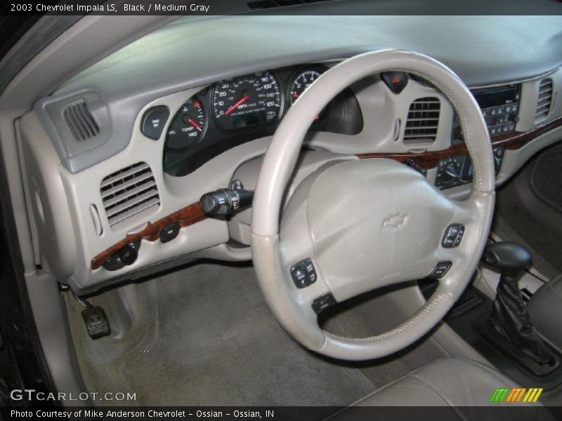 Black / Medium Gray 2003 Chevrolet Impala LS