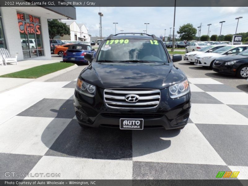 Twilight Black / Gray 2012 Hyundai Santa Fe GLS