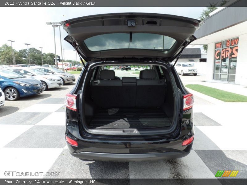 Twilight Black / Gray 2012 Hyundai Santa Fe GLS