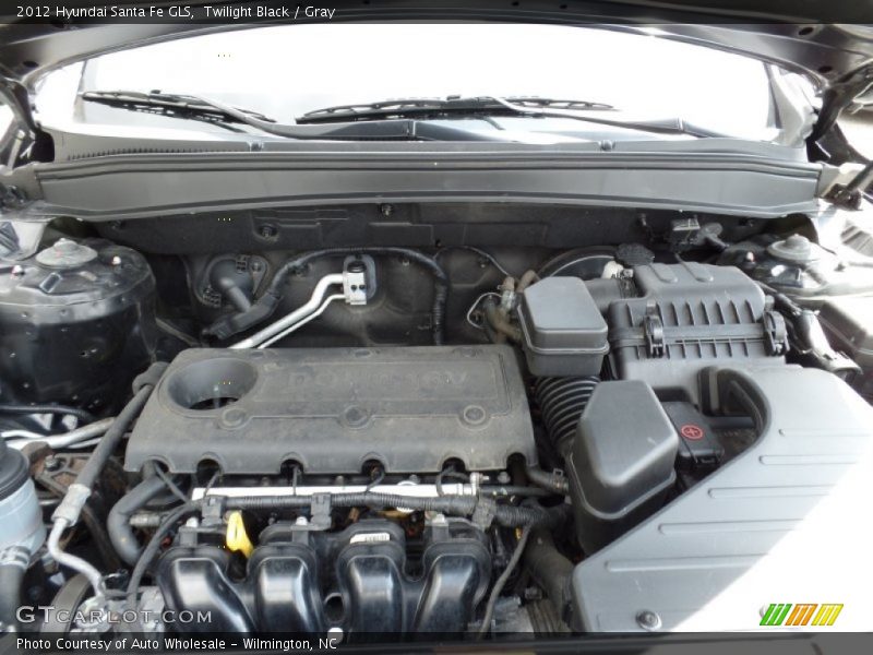 Twilight Black / Gray 2012 Hyundai Santa Fe GLS