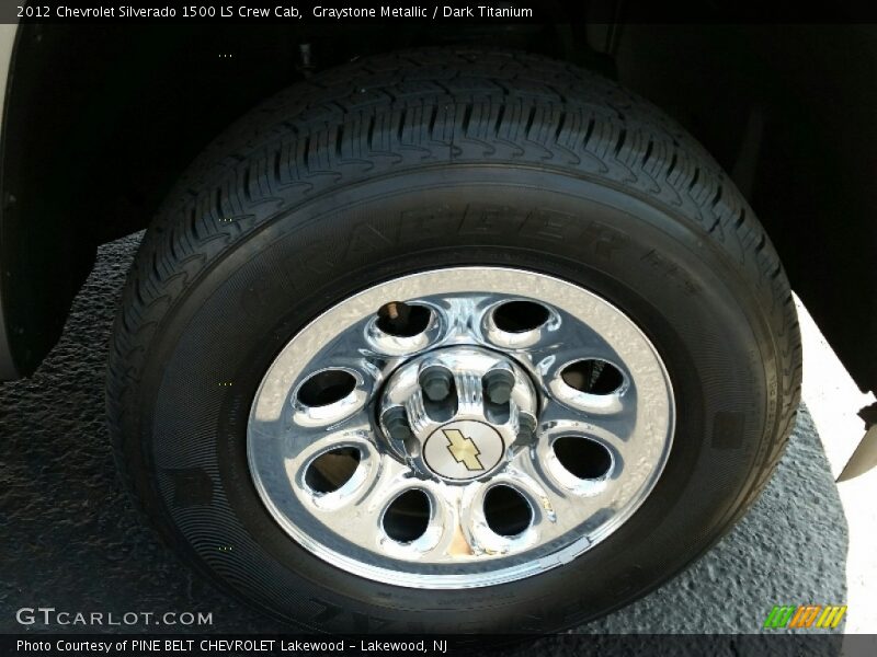 Graystone Metallic / Dark Titanium 2012 Chevrolet Silverado 1500 LS Crew Cab