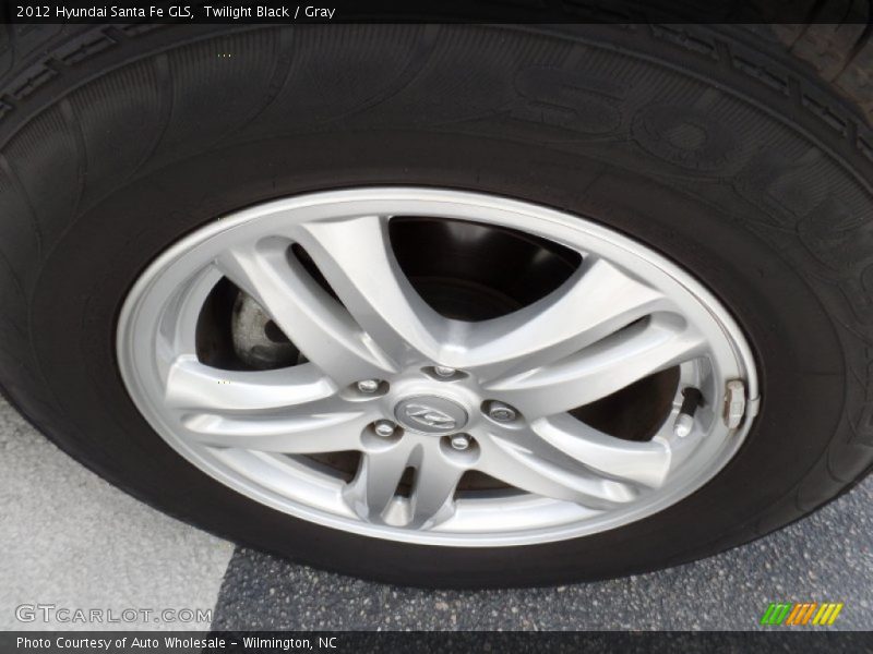 Twilight Black / Gray 2012 Hyundai Santa Fe GLS