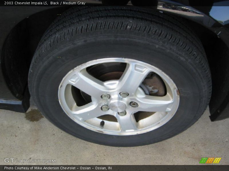 Black / Medium Gray 2003 Chevrolet Impala LS