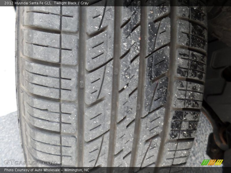 Twilight Black / Gray 2012 Hyundai Santa Fe GLS