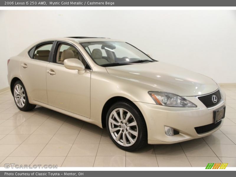 Mystic Gold Metallic / Cashmere Beige 2006 Lexus IS 250 AWD