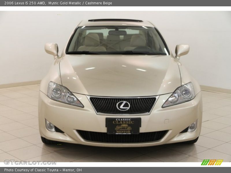 Mystic Gold Metallic / Cashmere Beige 2006 Lexus IS 250 AWD