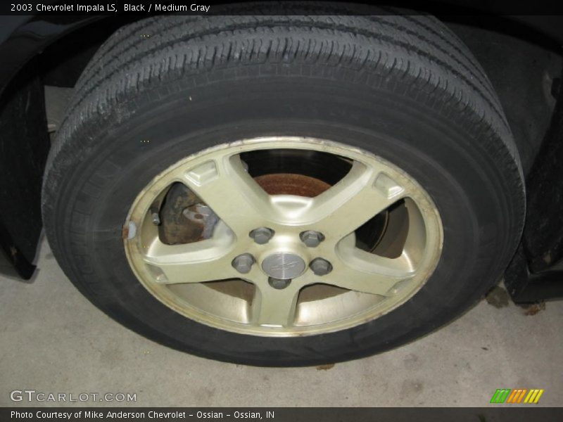 Black / Medium Gray 2003 Chevrolet Impala LS