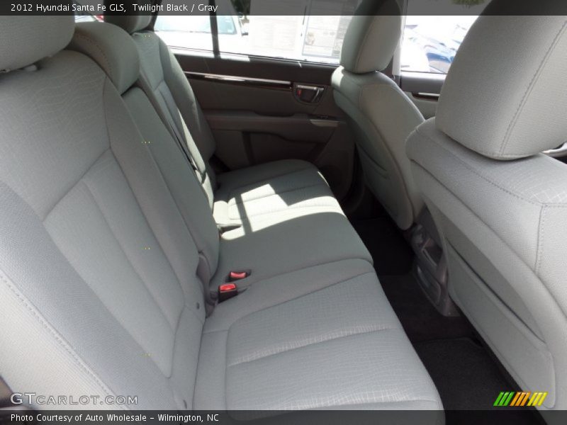 Twilight Black / Gray 2012 Hyundai Santa Fe GLS