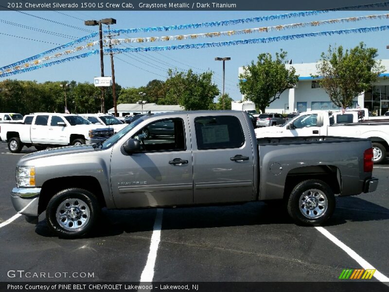 Graystone Metallic / Dark Titanium 2012 Chevrolet Silverado 1500 LS Crew Cab