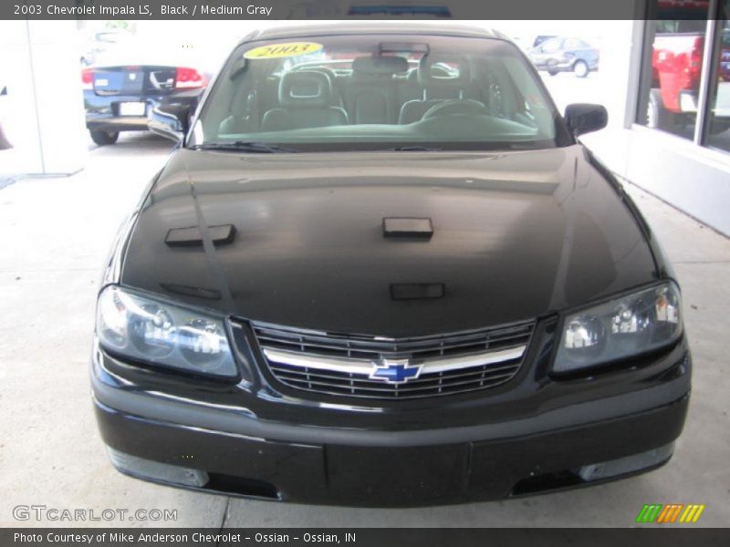 Black / Medium Gray 2003 Chevrolet Impala LS