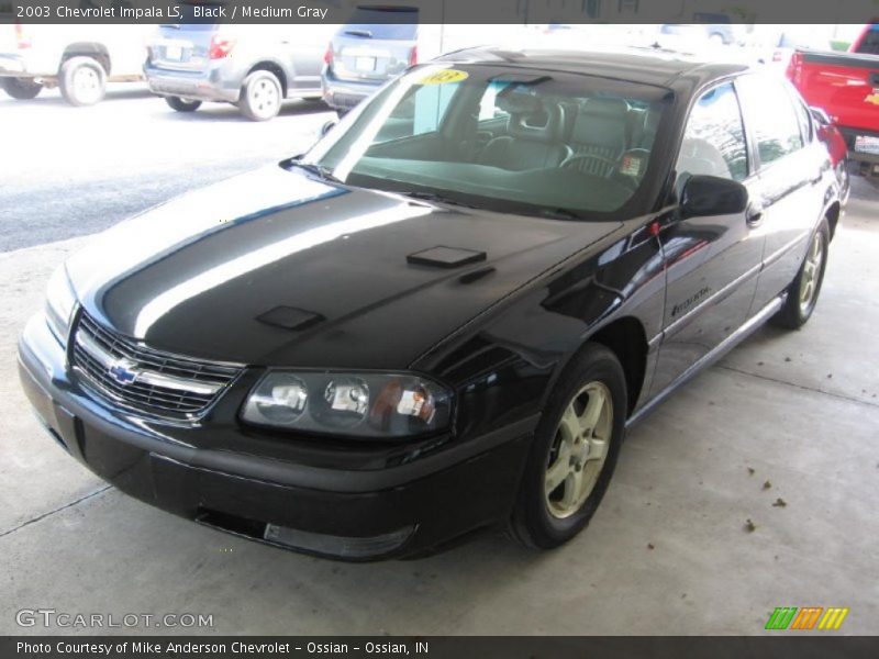 Black / Medium Gray 2003 Chevrolet Impala LS