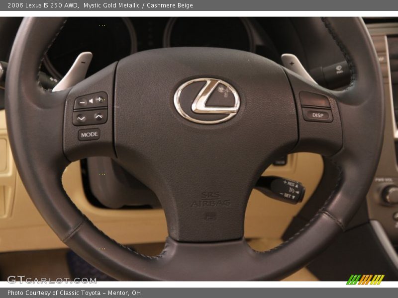Mystic Gold Metallic / Cashmere Beige 2006 Lexus IS 250 AWD