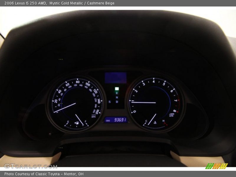 Mystic Gold Metallic / Cashmere Beige 2006 Lexus IS 250 AWD
