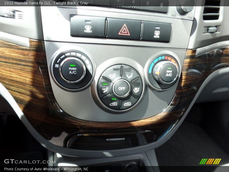 Twilight Black / Gray 2012 Hyundai Santa Fe GLS
