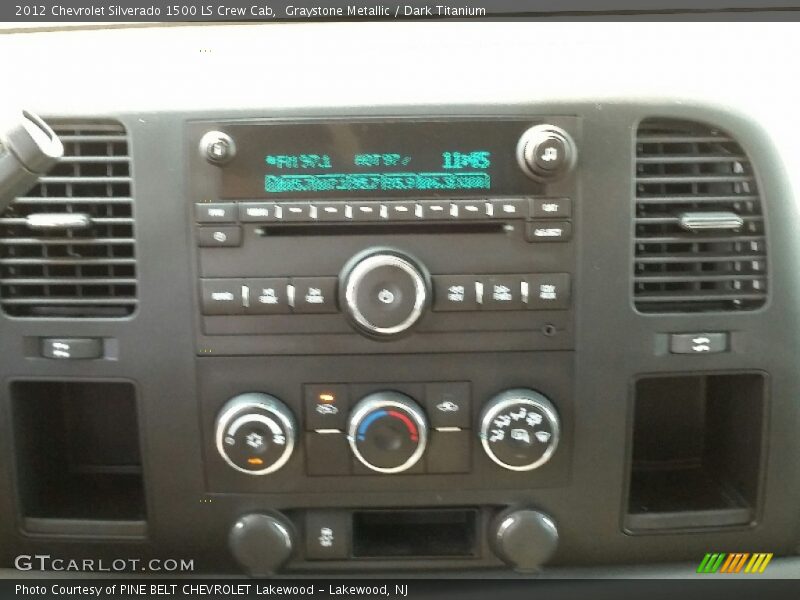 Graystone Metallic / Dark Titanium 2012 Chevrolet Silverado 1500 LS Crew Cab