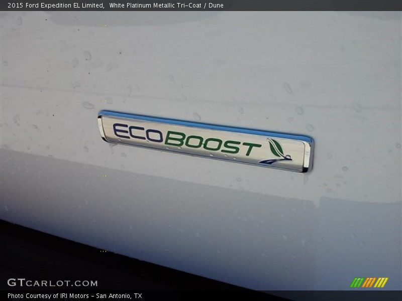 White Platinum Metallic Tri-Coat / Dune 2015 Ford Expedition EL Limited