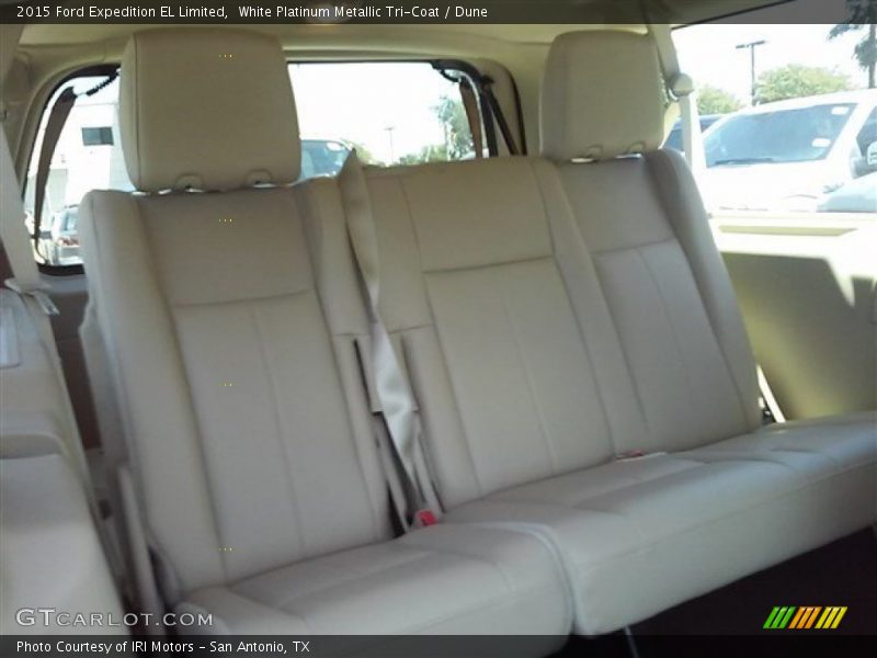 White Platinum Metallic Tri-Coat / Dune 2015 Ford Expedition EL Limited