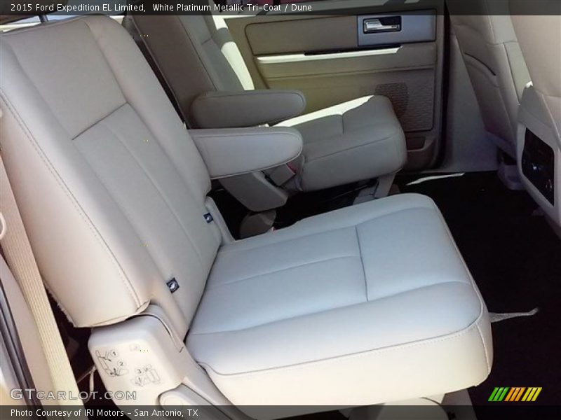 White Platinum Metallic Tri-Coat / Dune 2015 Ford Expedition EL Limited