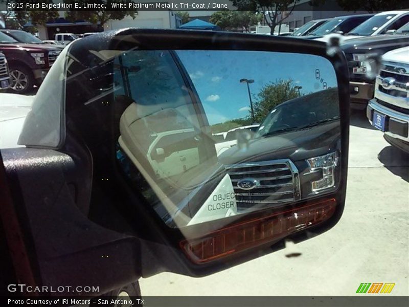 White Platinum Metallic Tri-Coat / Dune 2015 Ford Expedition EL Limited