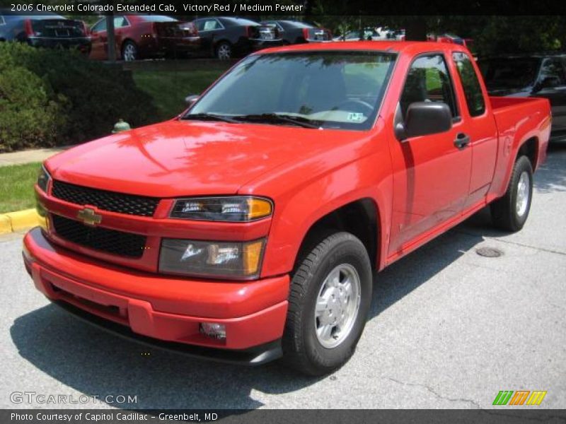 Victory Red / Medium Pewter 2006 Chevrolet Colorado Extended Cab