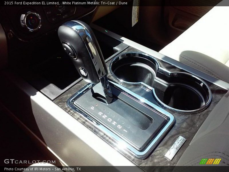 White Platinum Metallic Tri-Coat / Dune 2015 Ford Expedition EL Limited