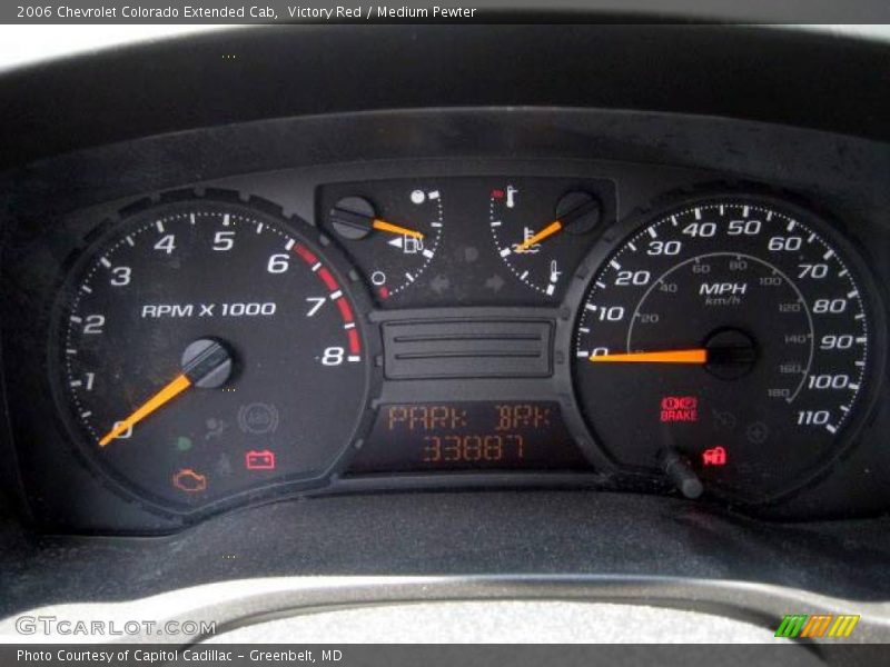 Victory Red / Medium Pewter 2006 Chevrolet Colorado Extended Cab