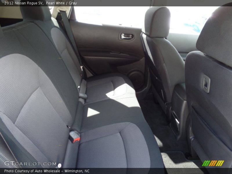 Pearl White / Gray 2012 Nissan Rogue SV