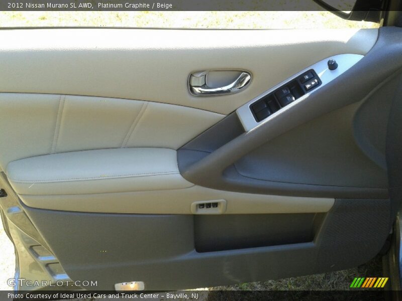 Platinum Graphite / Beige 2012 Nissan Murano SL AWD