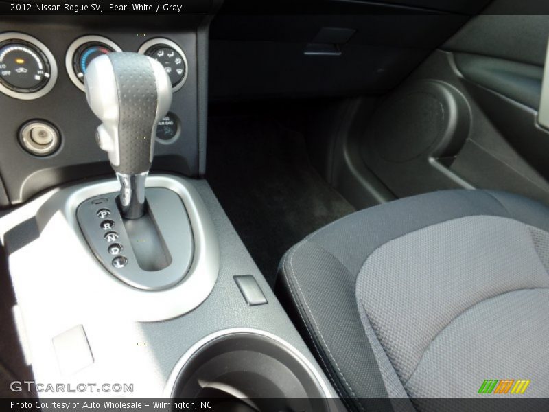 Pearl White / Gray 2012 Nissan Rogue SV