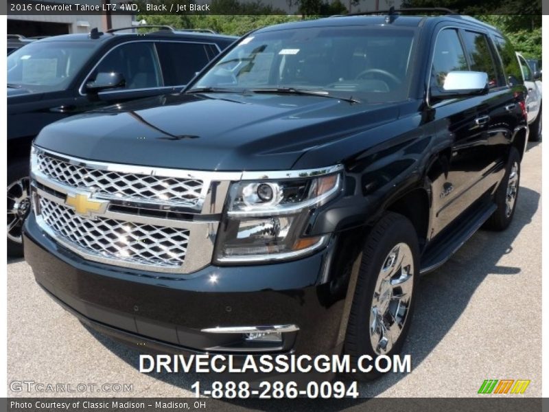 Black / Jet Black 2016 Chevrolet Tahoe LTZ 4WD