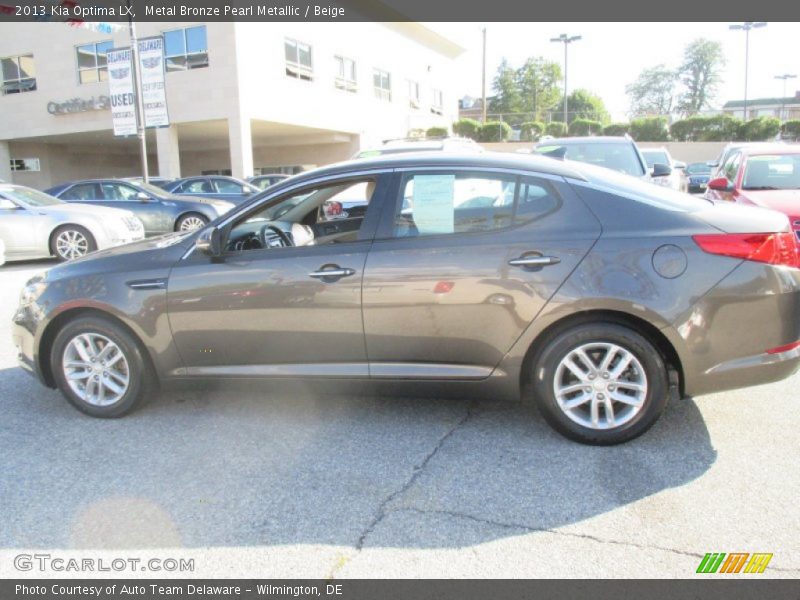 Metal Bronze Pearl Metallic / Beige 2013 Kia Optima LX