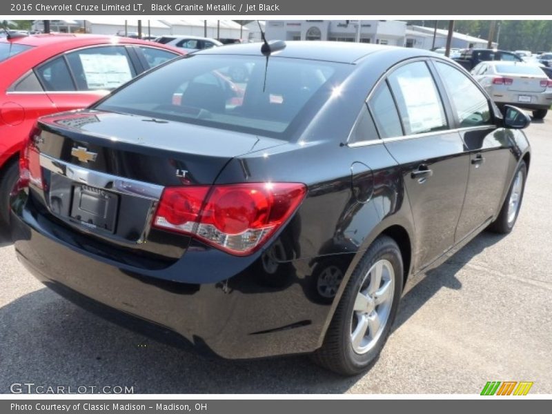 Black Granite Metallic / Jet Black 2016 Chevrolet Cruze Limited LT