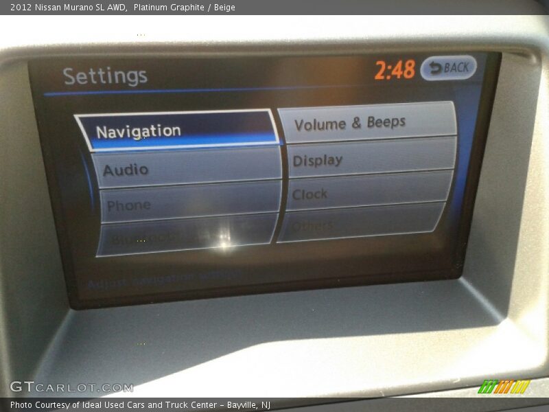 Platinum Graphite / Beige 2012 Nissan Murano SL AWD