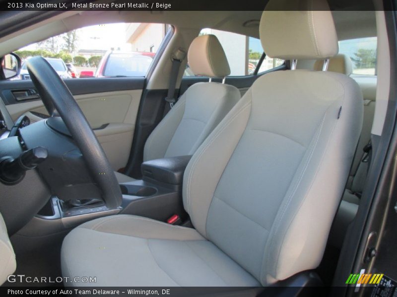 Metal Bronze Pearl Metallic / Beige 2013 Kia Optima LX