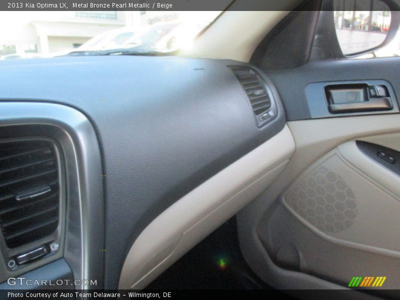 Metal Bronze Pearl Metallic / Beige 2013 Kia Optima LX