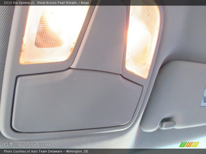 Metal Bronze Pearl Metallic / Beige 2013 Kia Optima LX