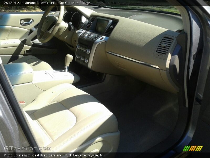 Platinum Graphite / Beige 2012 Nissan Murano SL AWD