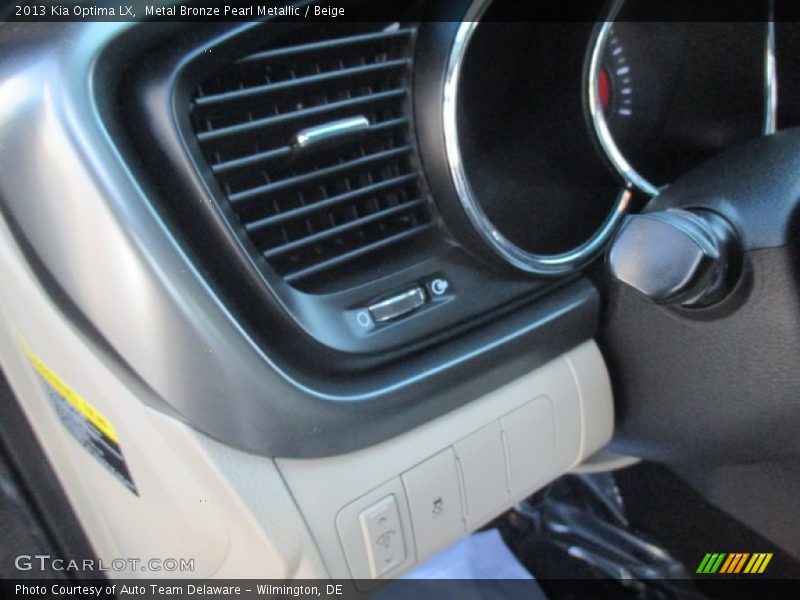 Metal Bronze Pearl Metallic / Beige 2013 Kia Optima LX